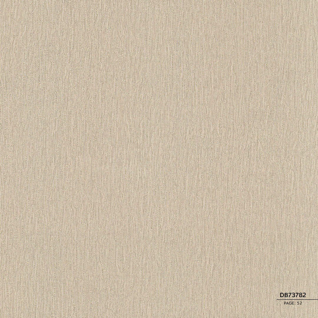 Papel tapiz con textura de líneas orgánicas en tono beige claro DB73782