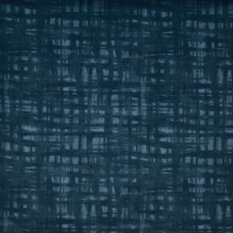 Tela velvet decorativa para tapicería con patrón de rayas cruzadas – Ethereal Sapphire