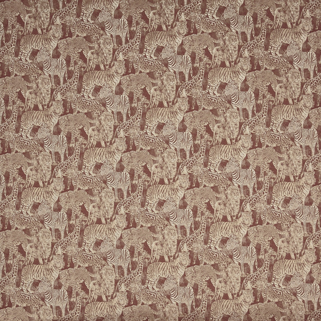Tela collage animal para cortinas y tapicería – Zambezi
