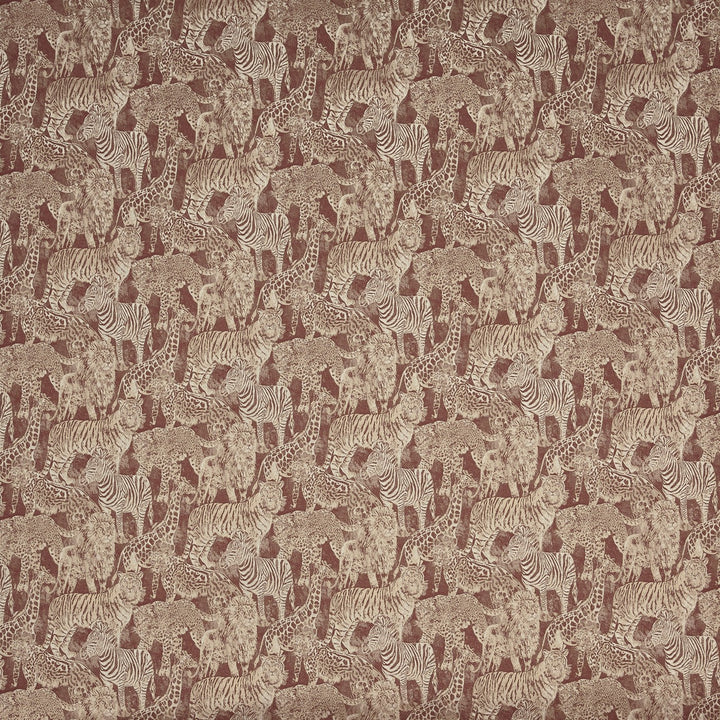 Tela collage animal para cortinas y tapicería – Zambezi