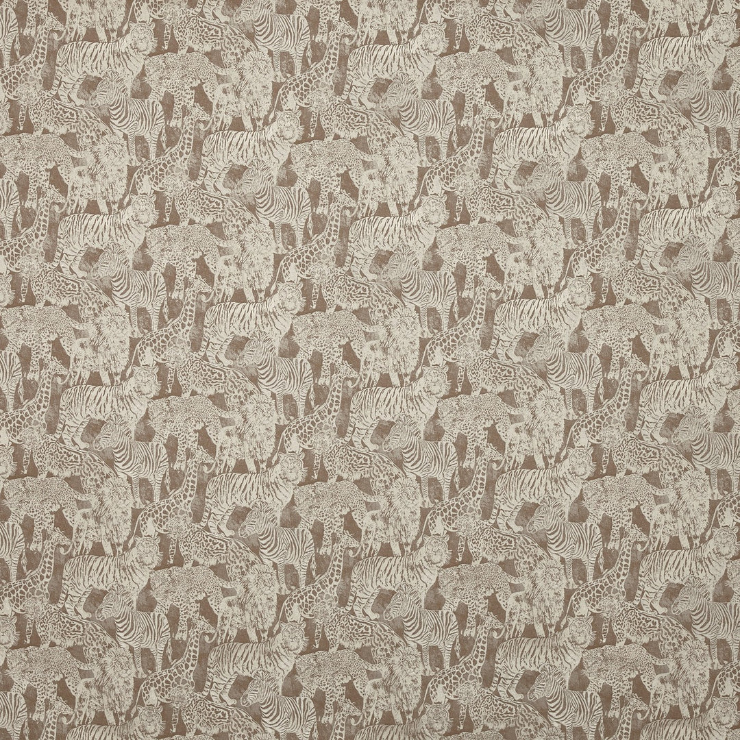 Tela collage animal para cortinas y tapicería – Zambezi