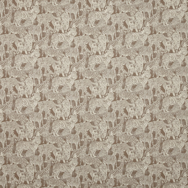 Tela collage animal para cortinas y tapicería – Zambezi