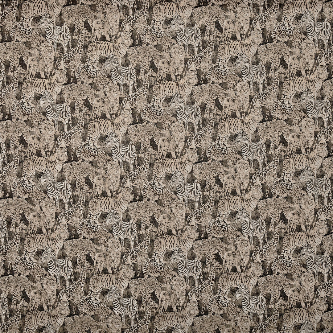 Tela collage animal para cortinas y tapicería – Zambezi