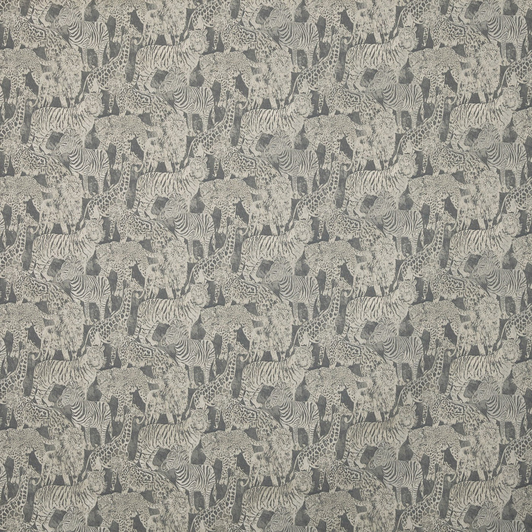 Tela collage animal para cortinas y tapicería – Zambezi
