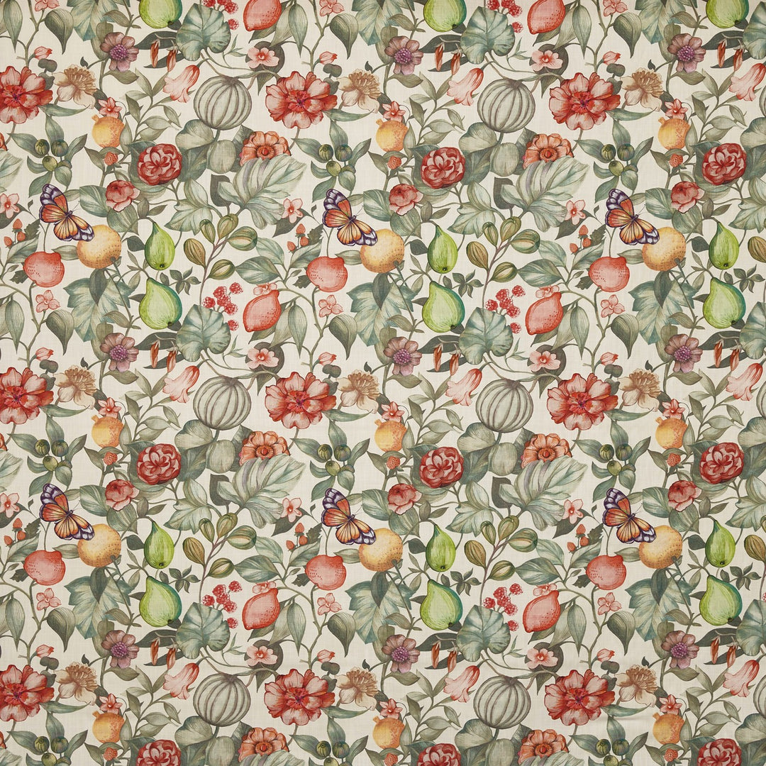 Tela floral botánico para cortinas – Clemence