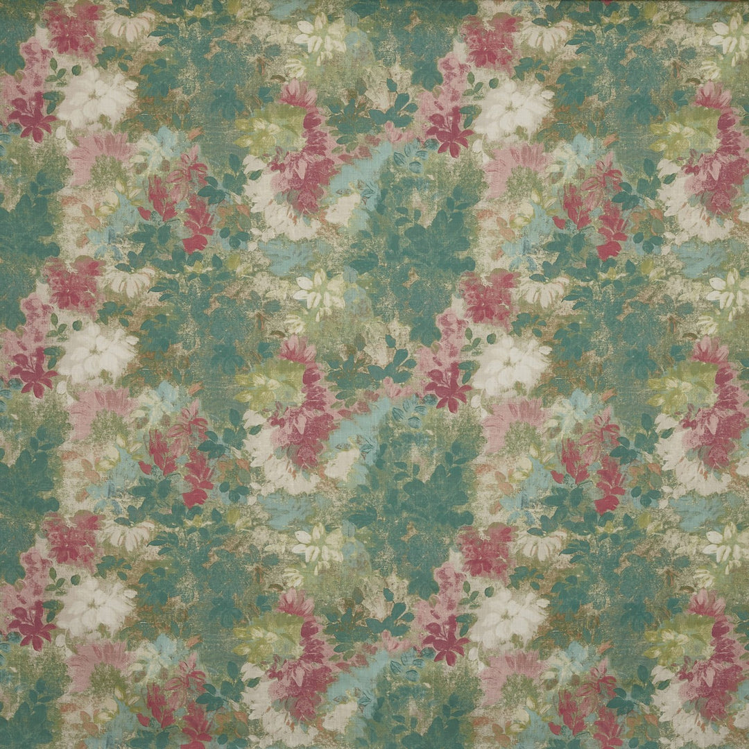 Tela floral pictórico para cortinas – Claude