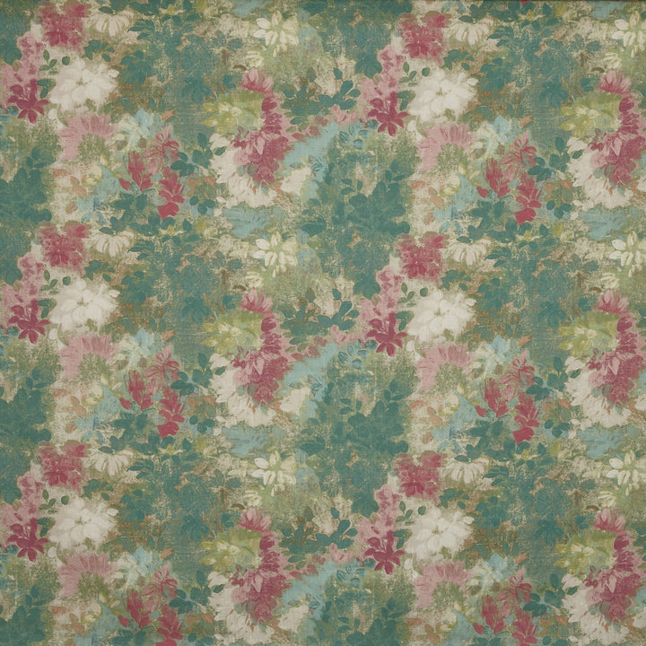 Tela floral pictórico para cortinas – Claude