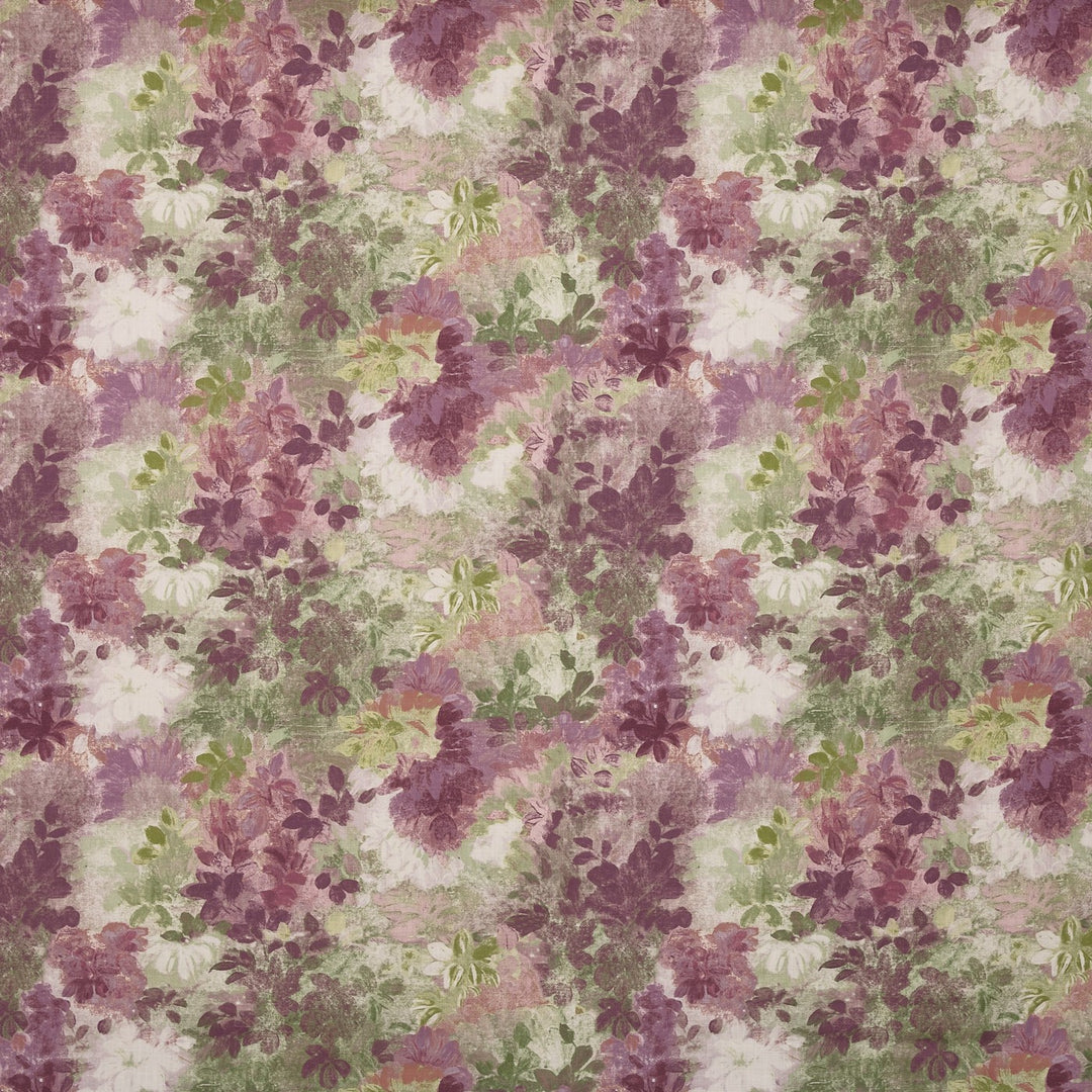 Tela floral pictórico para cortinas – Claude