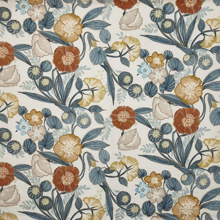 Tela floral Jacobean para cortinas – Lucienne