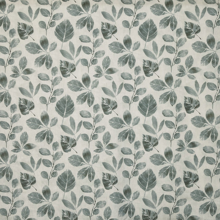 Tela estampado tonal de hojas para cortinas – Whimsical