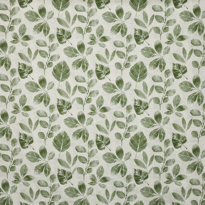 Tela estampado tonal de hojas para cortinas – Whimsical