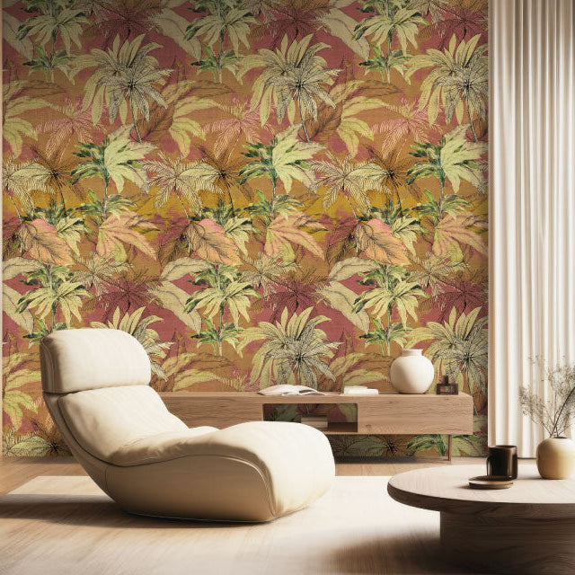Panel Mural Tropical Colorido para Sala – Colección VOYAGE de Debora Benvenuti