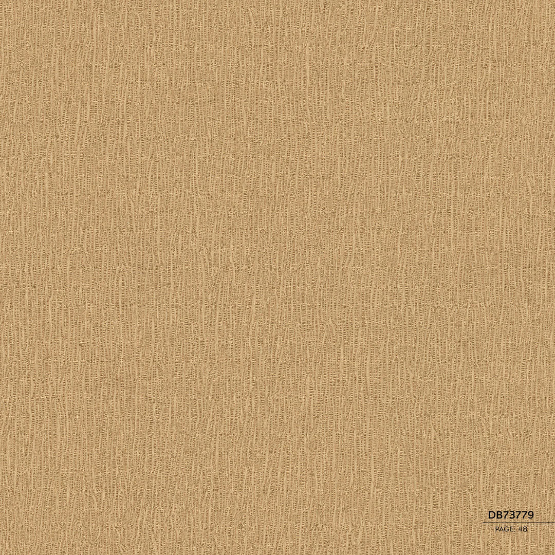 Papel tapiz con textura efecto tejido en tono mostaza DB73779
