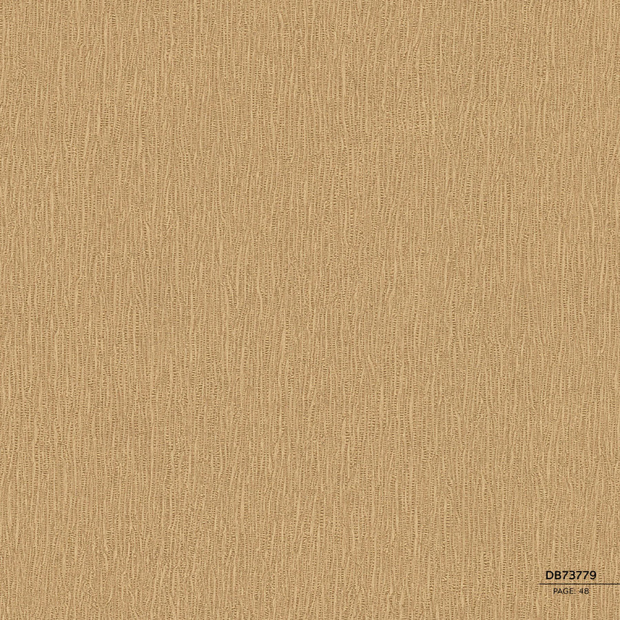 Papel tapiz con textura efecto tejido en tono mostaza DB73779