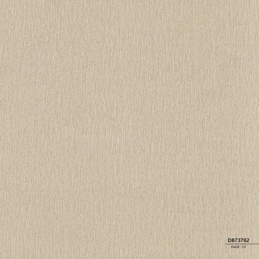 Papel tapiz con textura de líneas orgánicas en tono beige claro DB73782