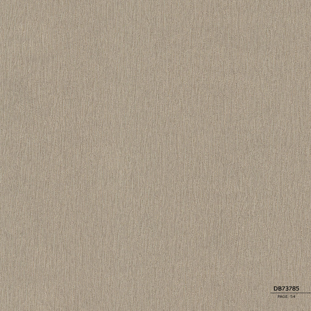 Papel tapiz texturizado en gris cálido con patrón ondulado DB73785
