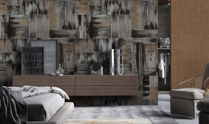 Papel Tapiz Moderno con Textura Abstracta – Colección Jungle Pulse