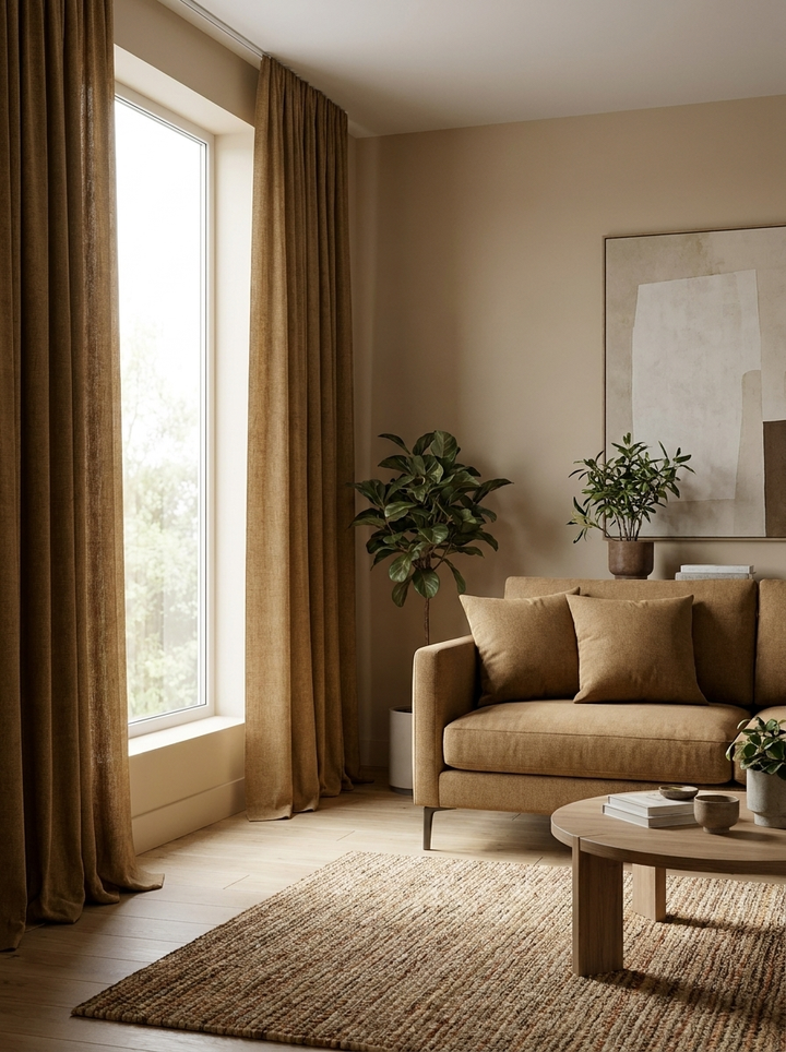 Capri Amber - cortinas en ambiente