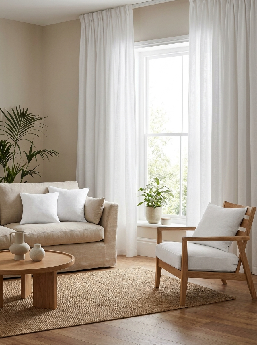 Capri Snow - cortinas en ambiente