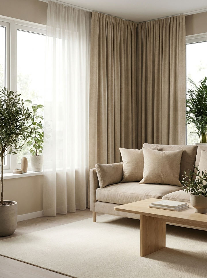 Capri Oat - cortinas en ambiente