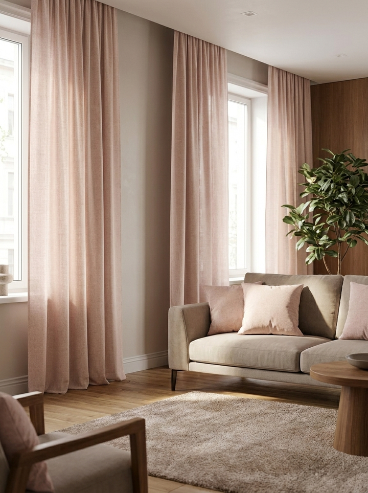 Capri Shell - cortinas en ambiente