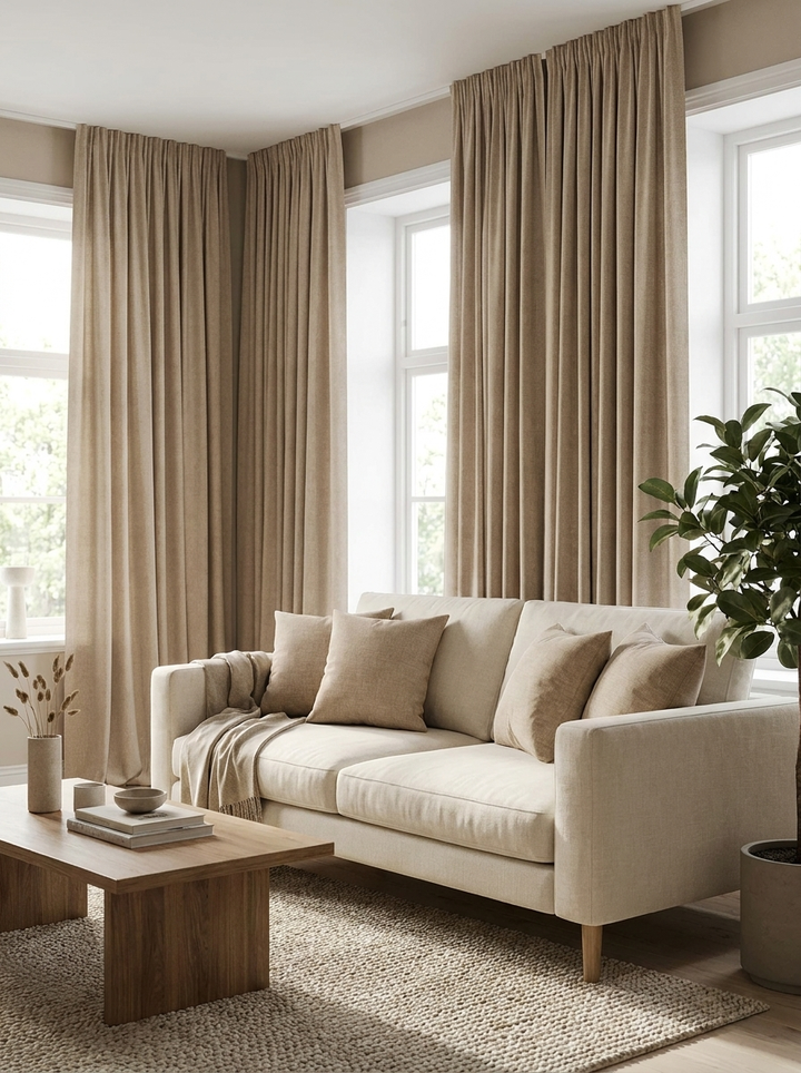 Iceland Natural - cortinas en ambiente