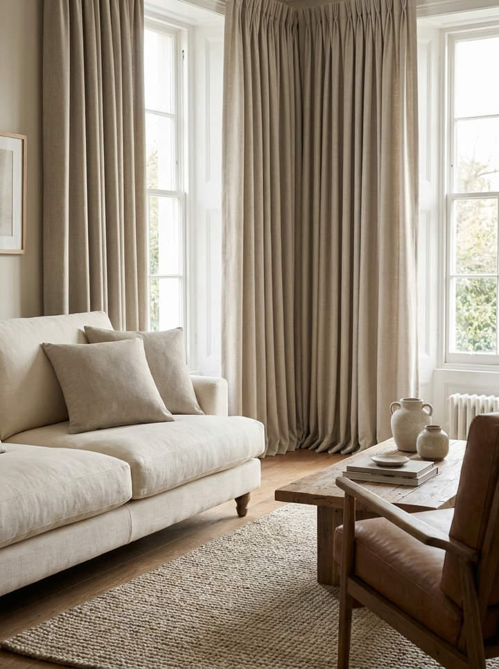 Iceland Putty - cortinas en ambiente
