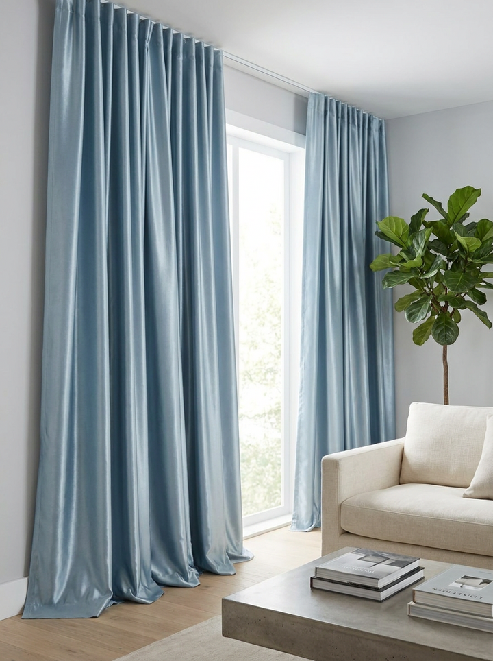 Raffles Sky - cortinas en ambiente