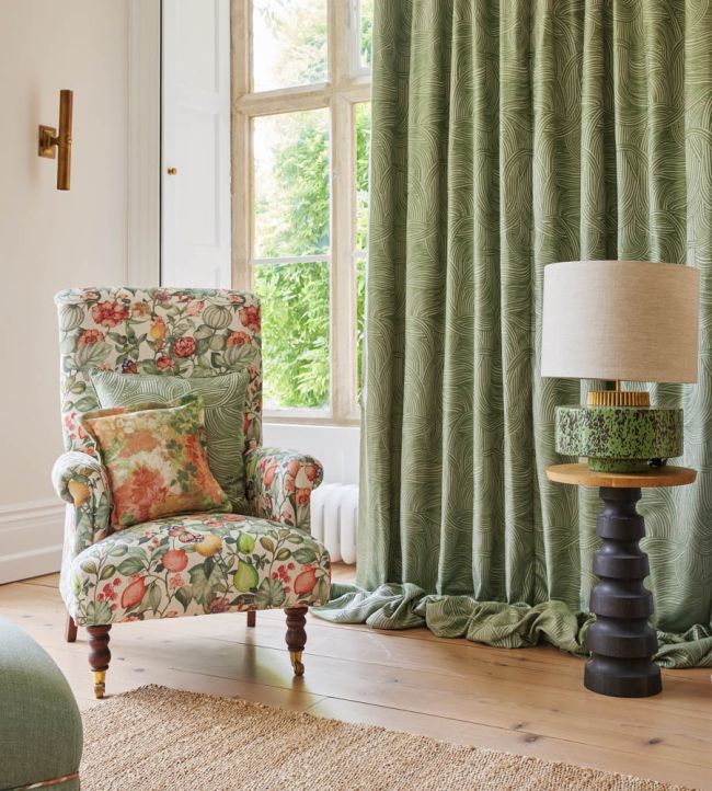 Tela decorativa para cortinas con ondas entrelazadas – Jolie Basil